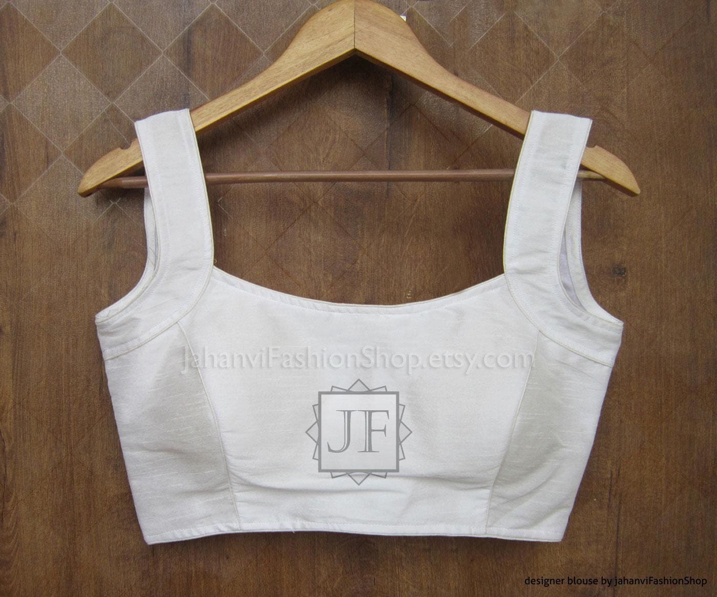 Made to Order Saree Blouse - Collar Neck, No Padding, Soft Fabric