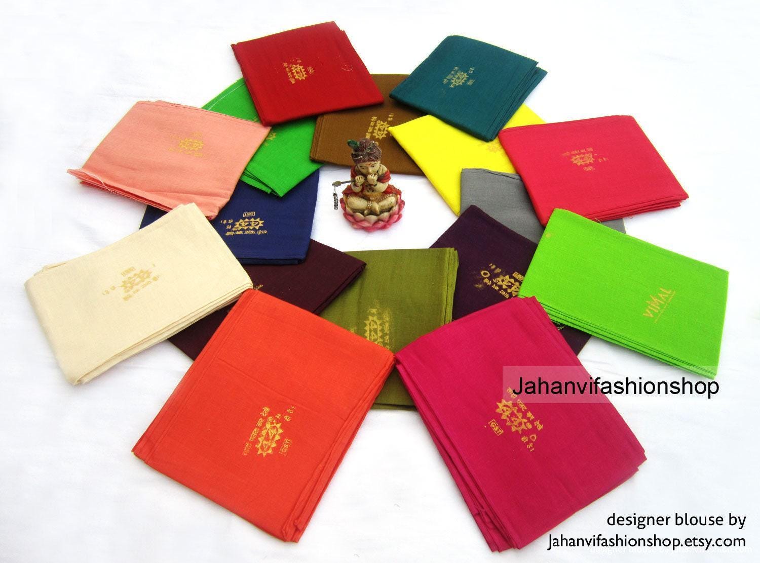Custom Color Cotton Saree Fall: Adds Weight and Prevents Fraying