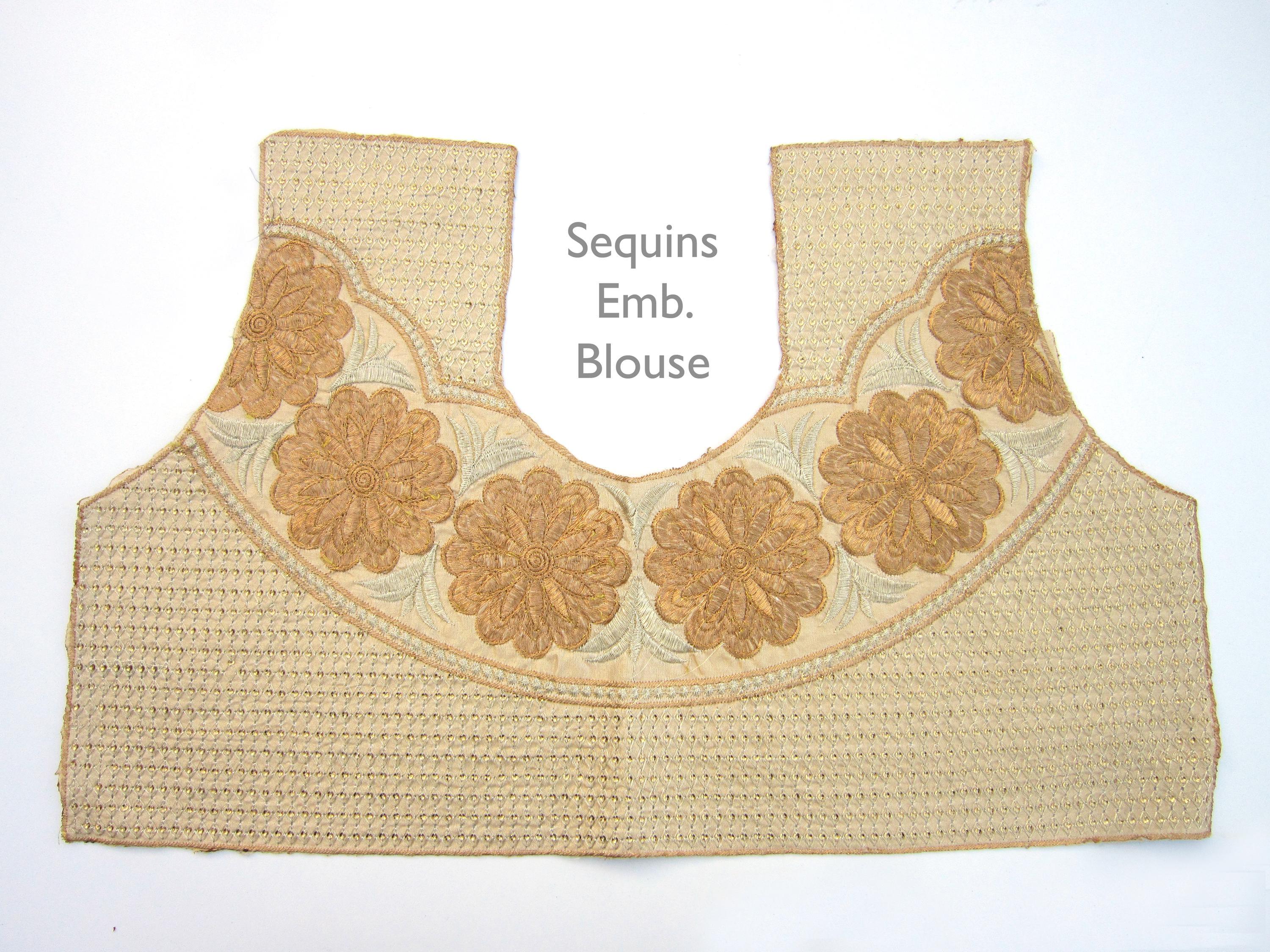 Embroidered Saree Blouse- Unique Style Wedding Outfit