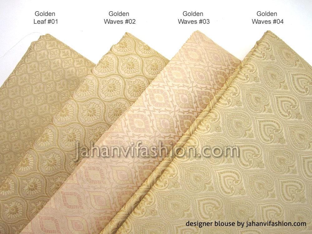 Handmade Key Hole Neck Golden Saree Blouse: Custom Made to Order Crop Top