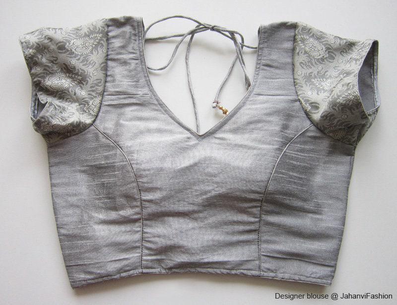 Saree Blouse: Modern Princess Cut - Breathable, Stitched