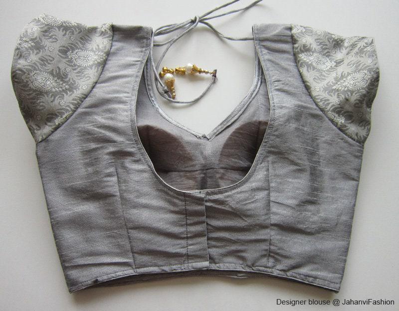 Saree Blouse: Modern Princess Cut - Breathable, Stitched