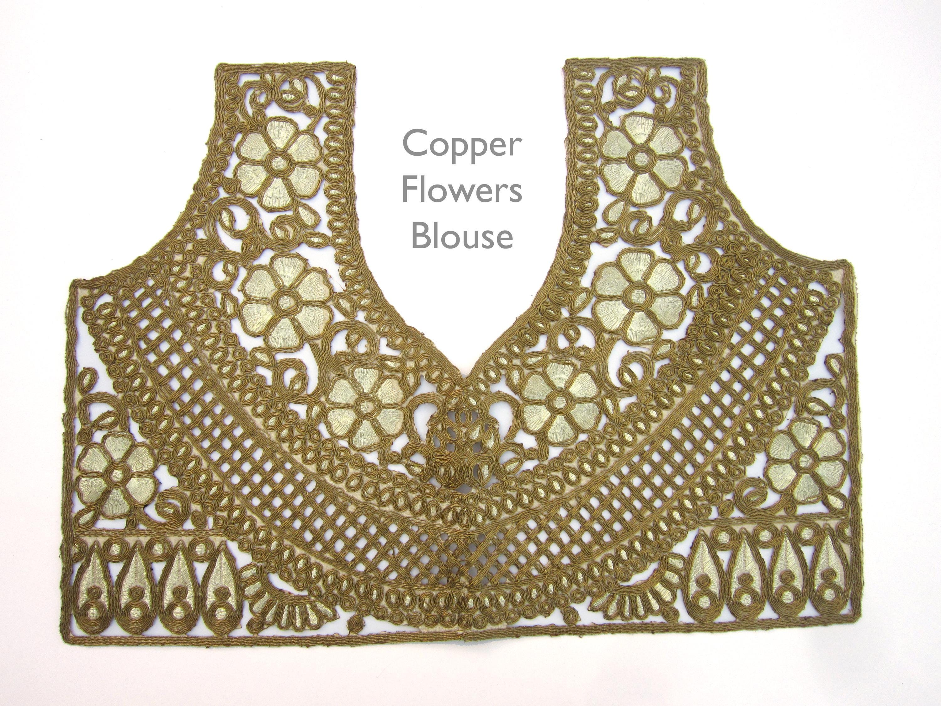 Embroidered Saree Blouse: Unique Style Wedding Outfit