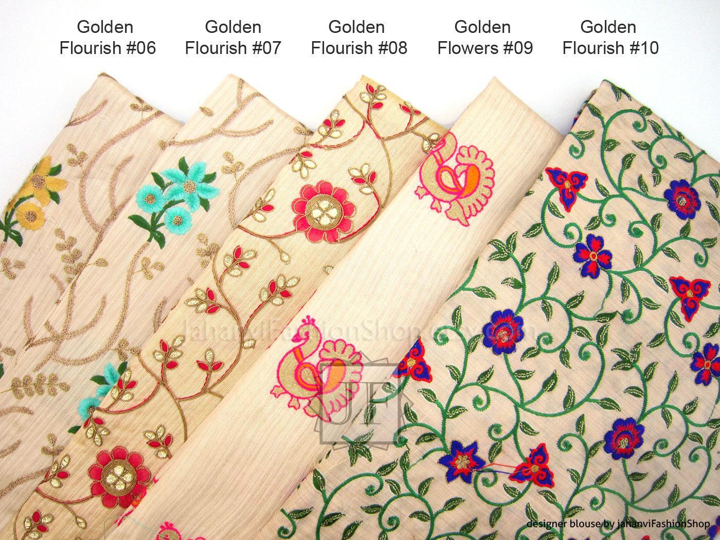 Off-Shoulder Embroidered Saree Blouse: Readymade Bridal Top