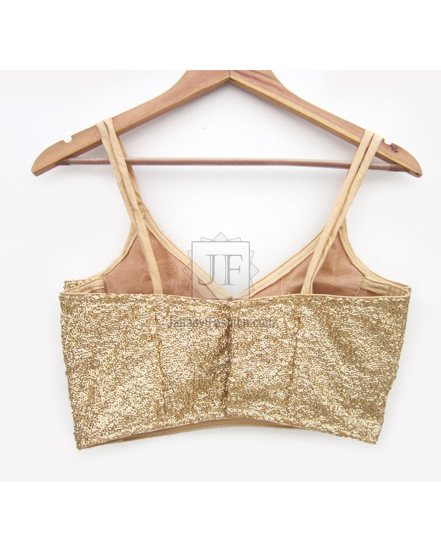 Elegant Spaghetti Strap Sarees Blouse, Glitter Handmade Party Wear Top f Women, Custom Made